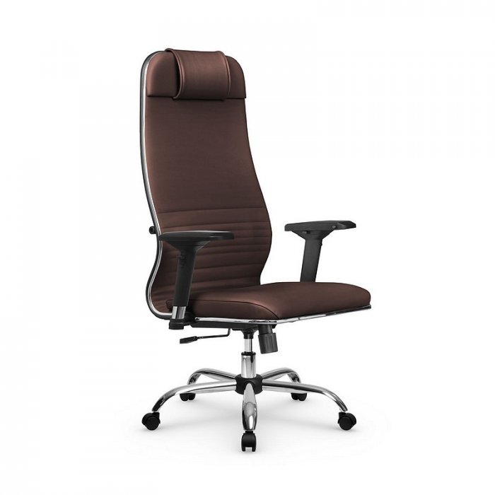 Кресло руководителя «МЕТТА L-1m-38К2/4D MPES хром 17833» - вид 10