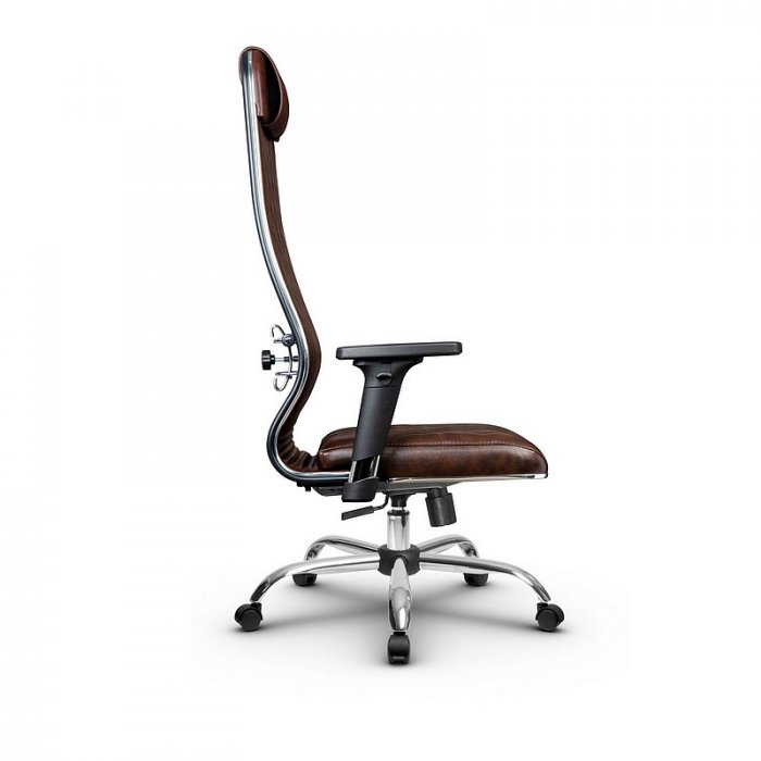 Кресло руководителя «МЕТТА L-1m-40M/2D хром 17833» - вид 3